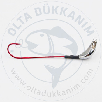 Ekstra Uzatılmış 12 cm 5/0 Nikelajlı Kırmızı Kofana Zokası 15 gr - MRT