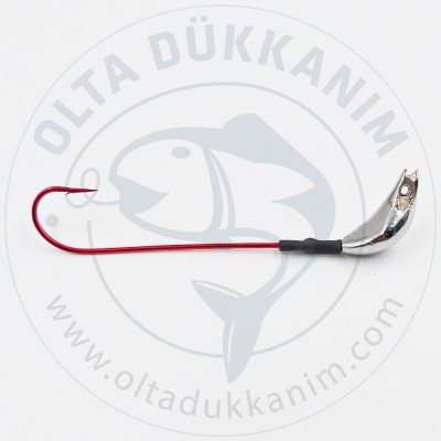 Ekstra Uzatılmış 12 cm 5/0 Nikelajlı Kırmızı Kofana Zokası 15 gr - MRT