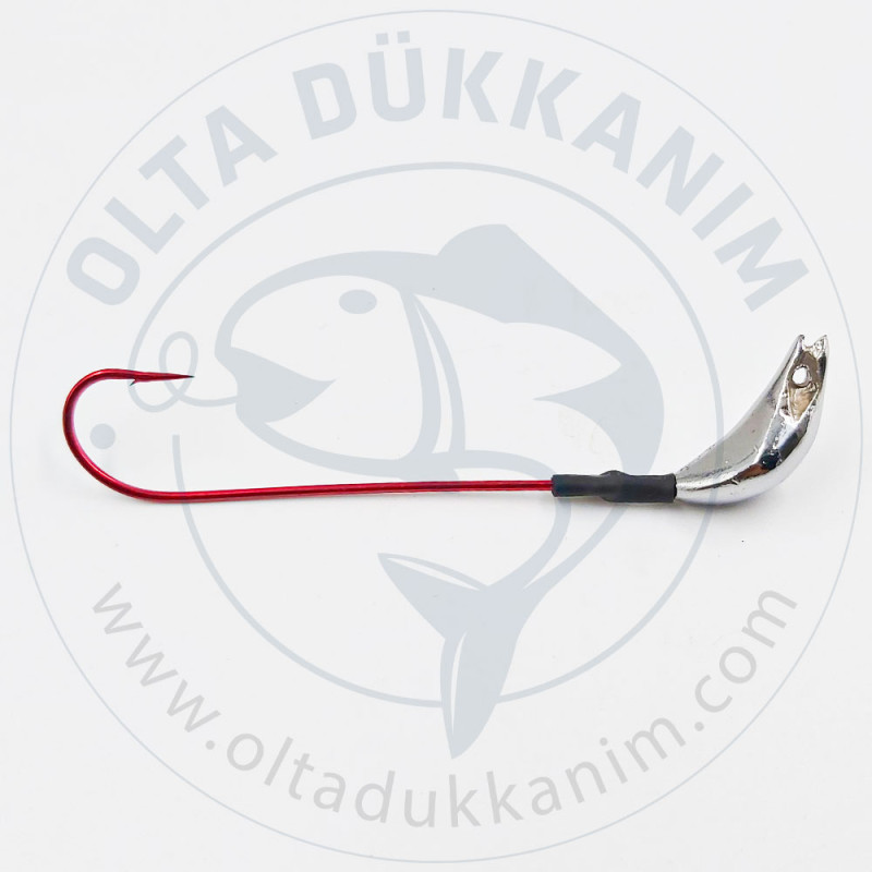 Ekstra Uzatılmış 12 cm 5/0 Nikelajlı Kırmızı Kofana Zokası 15 gr - MRT