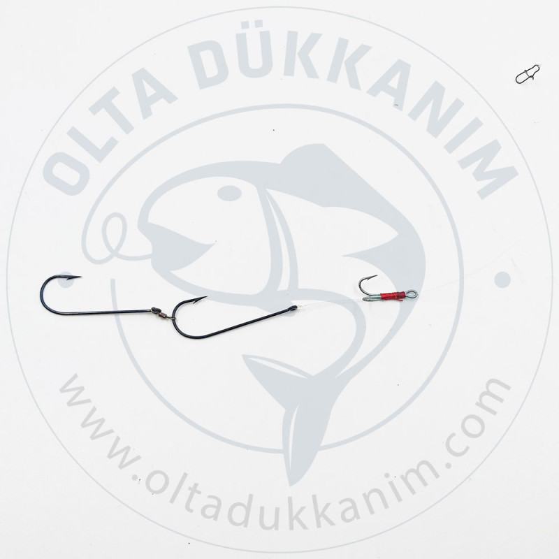 Uzun Olta Takımı Siyah 2 İğneli