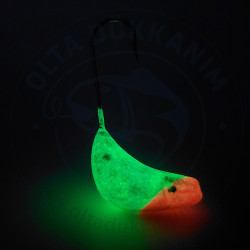 İstanbul Boğaz Lüfer Zokası 50 gr Glowlu Pembe Uç