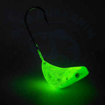 İstanbul Boğaz Lüfer Zokası 50 gr Glowlu Yeşil Uç