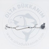 Sırttan Takmalı Zokalı Canlı İzmarit Lüfer Takımı